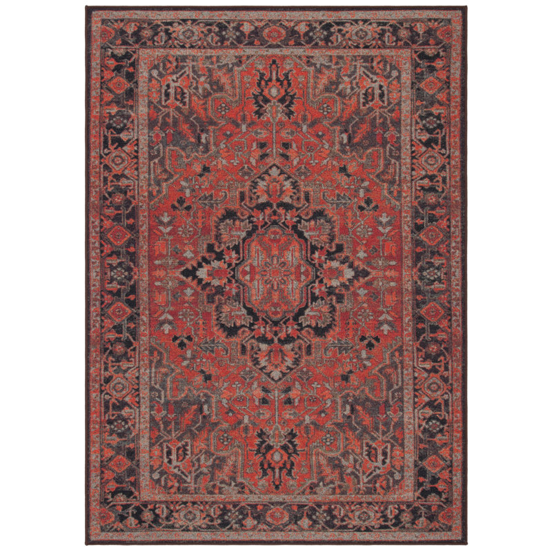 Mistana™ Adalia Performance Red Rug & Reviews Wayfair